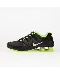 Nike - Baskets shox nz black/ white-volt eur 42.5 - Lyst