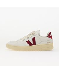 Veja - Sneakers W V-90 O.T Leather Ex-White_Marsala Eur - Lyst