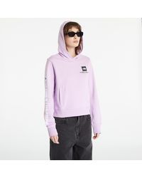The North Face - Coordinates Crop Hoodie Lupine - Lyst
