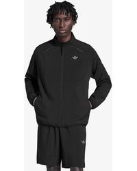 adidas Originals - Sweatshirt Adidas Tech Trefoil Essentials Fz Hood Track Top - Lyst