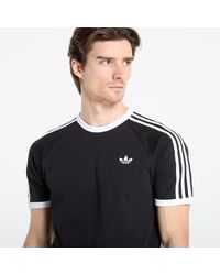 adidas Originals Stripe Jersey in Blue for Men | Lyst