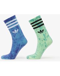 adidas Originals - Adidas Tie Dye Socks 2-pack Preloved / Night Flash/ Semi Green Spark - Lyst
