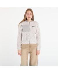 Columbia - Sweatshirt Stellar Path Fleece Bomber Full Zip Dark Stone/ Flint - Lyst