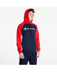 Training Champion Tears Fleece Sweatshirt in Blau für Herren und Fitnesskleidung Hoodies Herren Bekleidung Sport- 