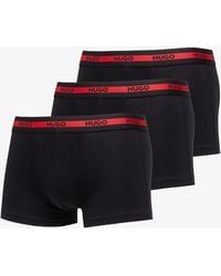 BOSS - Logo-Waistband Stretch Trunks 3-Pack - Lyst