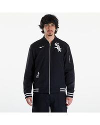 Nike - Ac bomber jacket chicago white sox black/ black/ white - Lyst