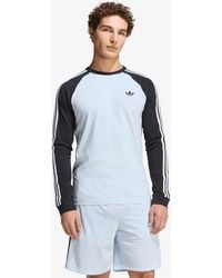 adidas Originals - T-Shirt Adidas 3S Ls Tee - Lyst