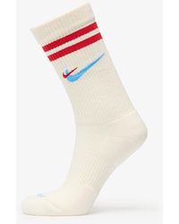 Nike - Everyday Plus Force Cushioned Crew Socks Sail/ University/ University - Lyst