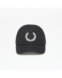 Fred Perry - Cap Bold Branding Canvas Cap/ Snow - Lyst
