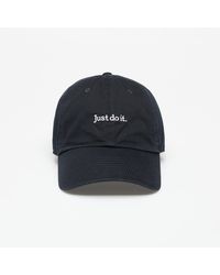 Nike - Club unstructured just do it cap black/ white l/xl - Lyst