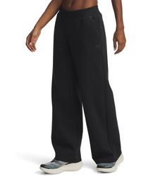 Under Armour - Unstoppable Fleece Lange Broek Voor Zwart Zwart - Lyst