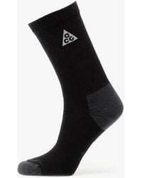 Nike - Sokken Acg Everyday Elevated Crew Socks 1-Pack/ Dk Smoke/ Reflective Silv - Lyst