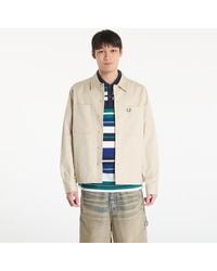 Fred Perry - Jacket Twill Overshirt - Lyst