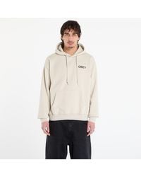 Obey - Sweatshirt Obey Doberman Pullover Hood - Lyst