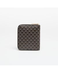 Calvin Klein - Portmoine Emblem Aop Square Zip Around - Lyst