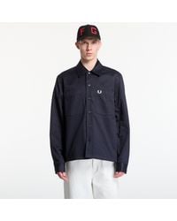 Fred Perry - Jacket Twill Overshirt - Lyst