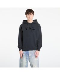 A.P.C. - Sweatshirt Standard Hoodie With Large Vpc Faded/ Ecru - Lyst