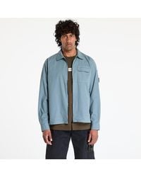 C.P. Company - Jas Organic Gabardine Full Zip Overshirt - Lyst