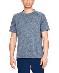Under Armour - Haut À Manches Courtes Tech 2.0 Pour Homme Royal Graphite - Lyst