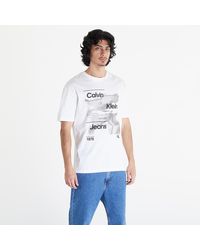 Calvin Klein - Jeans Diffused Logo Short Sleeve Tee Bright - Lyst