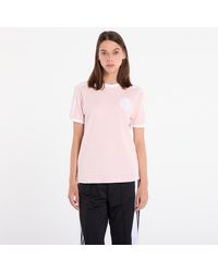 strapless open back dress essentials 3-stripes single jersey boyfriend tee dress pink  Footway.com