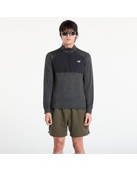 New Balance - Felpa Athletics Heat Grid 1/2 Zip - Lyst