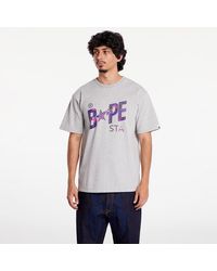 A Bathing Ape - T-Shirt Color Camo Bape Sta Logo Tee - Lyst