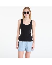 Calvin Klein - Tanktop Sl Varigated Rib Nano Logo Tank - Lyst