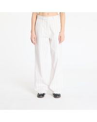 adidas Originals - Pantalons adidas pinstripe twill loose pants white/ off white/ night indigo 38 - Lyst