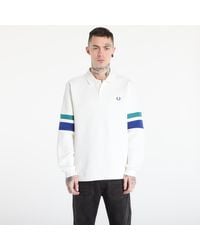 Fred Perry - Sweatshirt Tipped Sleeve Collared Sweat - Lyst