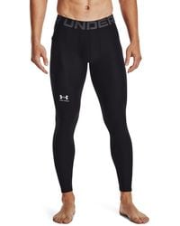 Under Armour - leggings Hg Armour leggings Black/ White S - Lyst