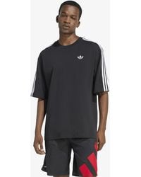 adidas Originals - ADICOLOR 3-STREIFEN OVERSIZE T-SHIRT - Lyst