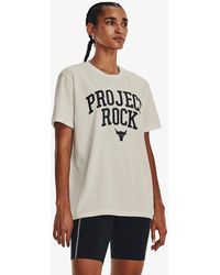 Under Armour - Project Rock Heavyweight Campus T-shirt - Lyst