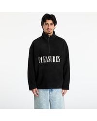 Pleasures - Sweatshirt Onyx Half Zip Polar Fleece - Lyst