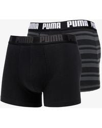 PUMA - 2 Pack Heritage Stripe Boxers - Lyst