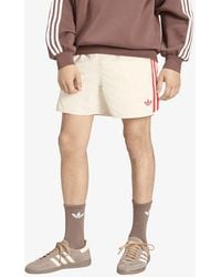 adidas Originals - Korte Broek Adidas Sprinter Shorts Crystal Linen/ Better Scarlet - Lyst
