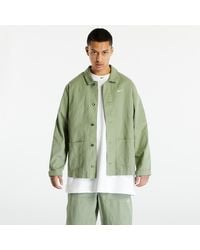 Nike - Sportswear unlined chore coat oil green/ white - Lyst