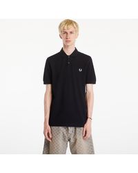 Fred Perry - T-Shirt Plain Polo T-Shirt - Lyst