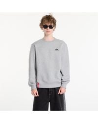 Alpha Industries - Sweatshirt Basic Small Logo Sweatshirt - Lyst