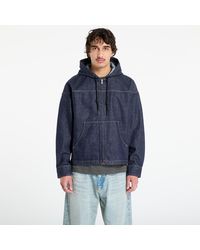 Calvin Klein - Jas Jeans Denim Zip Front Hood Jacket - Lyst