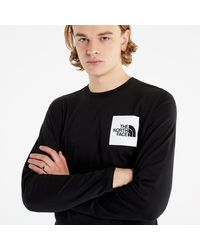 The North Face - L/s Fine Tee Tnf - Lyst