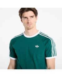 adidas Originals Stripe Jersey in Blue for Men | Lyst