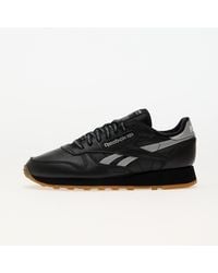 Reebok - Baskets x places + faces classic leather catalyst ltd black/ silver/ white eur 35 - Lyst