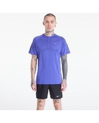 Nike - T-Shirt Stride Plus Dri-Fit Adv Short-Sleeve Running Top Lapis/ Deep Royal/ Reflective Silv - Lyst