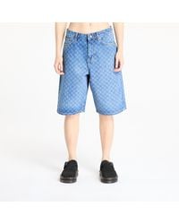 Daily Paper - Short monogram denim shorts xl - Lyst