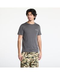 Columbia - T-Shirt Kwick Hike Back Graphic Shortsleeve Tee Heather/ Linear View Multi - Lyst