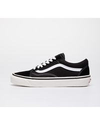 black leather old skool vans size 5