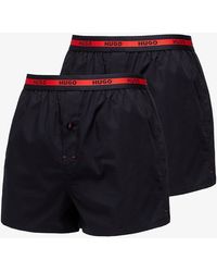 BOSS - Woven Boxer Shorts 2 Pack - Lyst