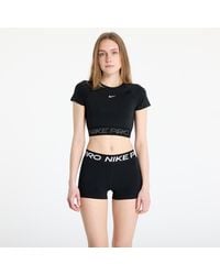 Nike - Pro Dri-Fit Short-Sleeve Cropped Graphic Top/ Cool - Lyst