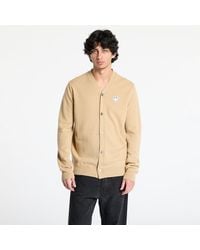COMME DES GARÇONS PLAY - Trui Emblem V-Neck Cardigan Knit - Lyst